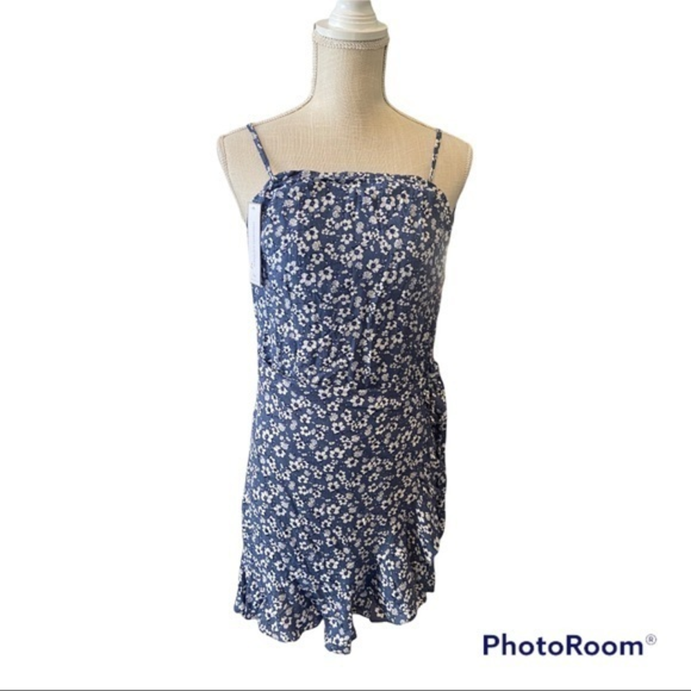 Goodnight Macroroon NWT large floral sundress with wrap waist